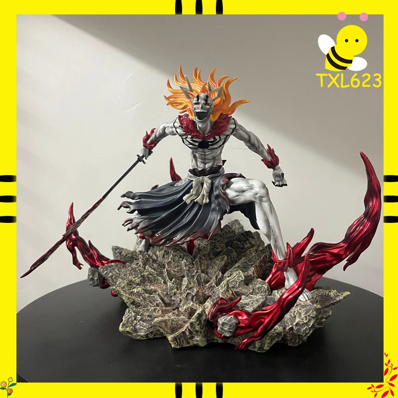 Bleach Ichigo Hollowfied Action Figure 23cm Anime Statue Getsuga Tensho Desktop Decoration Collectible Toy Gift photo 1