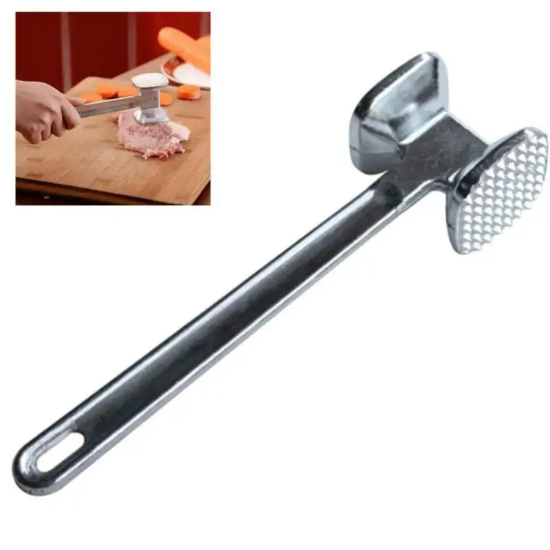 1PC Zinc Alloy Meat Tenderizer Hammer Mallet Tool for Pounding Beef Steak Chicken Pork Meat Hammer Kitchen Tool photo 1