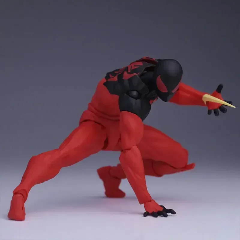In Stock Mess Toys Spider Man Symbiote Spiderman Messtoys Black Suit Neighbor Scarlet Spider Anime Action Figure Gifts Toys photo 5
