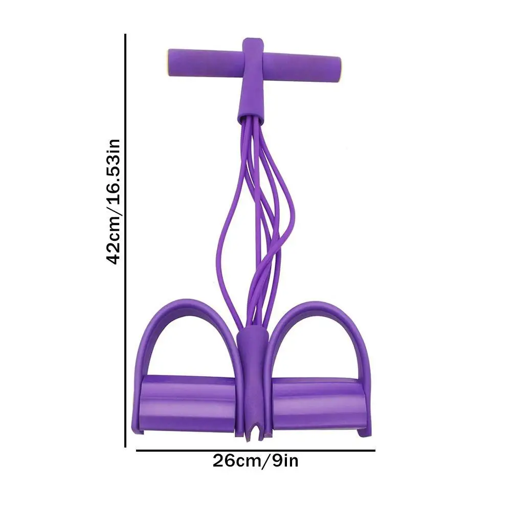 6-Tube Resistance Band Multi Function Tension Rope Fitness Bands 6-Tube Elastic Yoga Pedal Puller For Sports Exercises At Gym photo 6