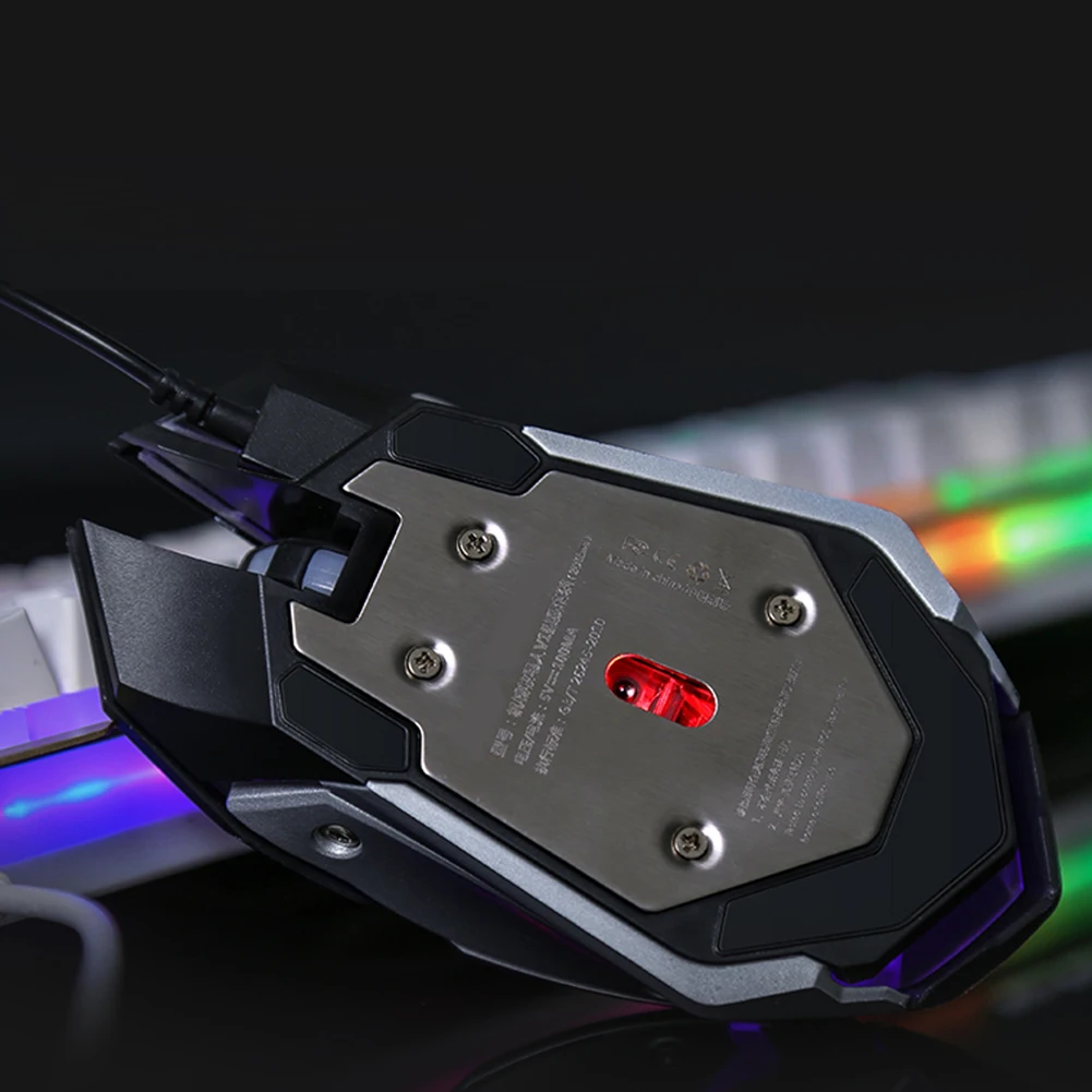 Mechanical Keyboard Gaming Keyboard Wired Game Mouse USB Gamer Keyboard RGB Light Backlit for Computer PC Laptop and Mouse Set photo 6