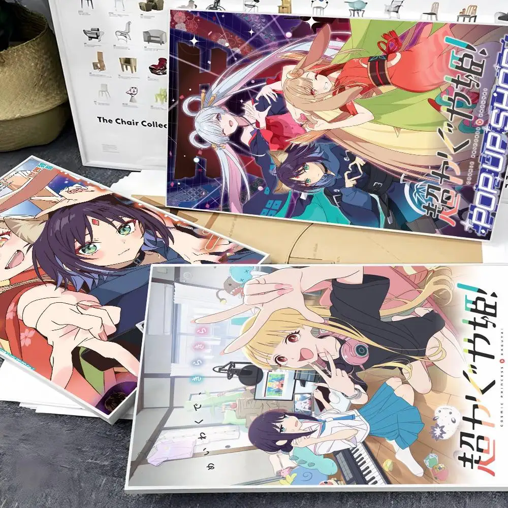 Hot Anime C-Cosmic Princess Kaguya Classic Vintage Posters Decoracion Painting Wall Art White Kraft Paper Kawaii Room Decor photo 1