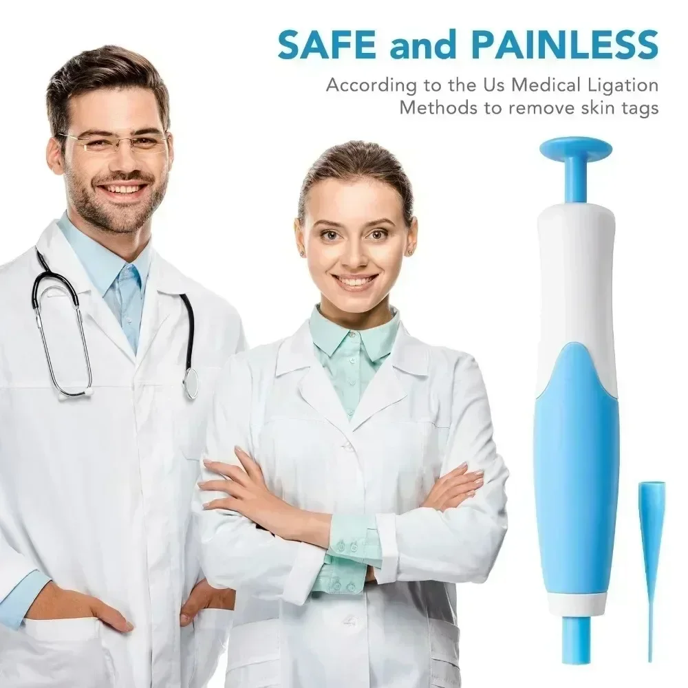 2 IN 1 Painless Auto Micro Skin Tag Removal Kit Adult Skin Tag Mole Wart Remover Device Face Cleaning Skin Care Beauty Tools photo 2
