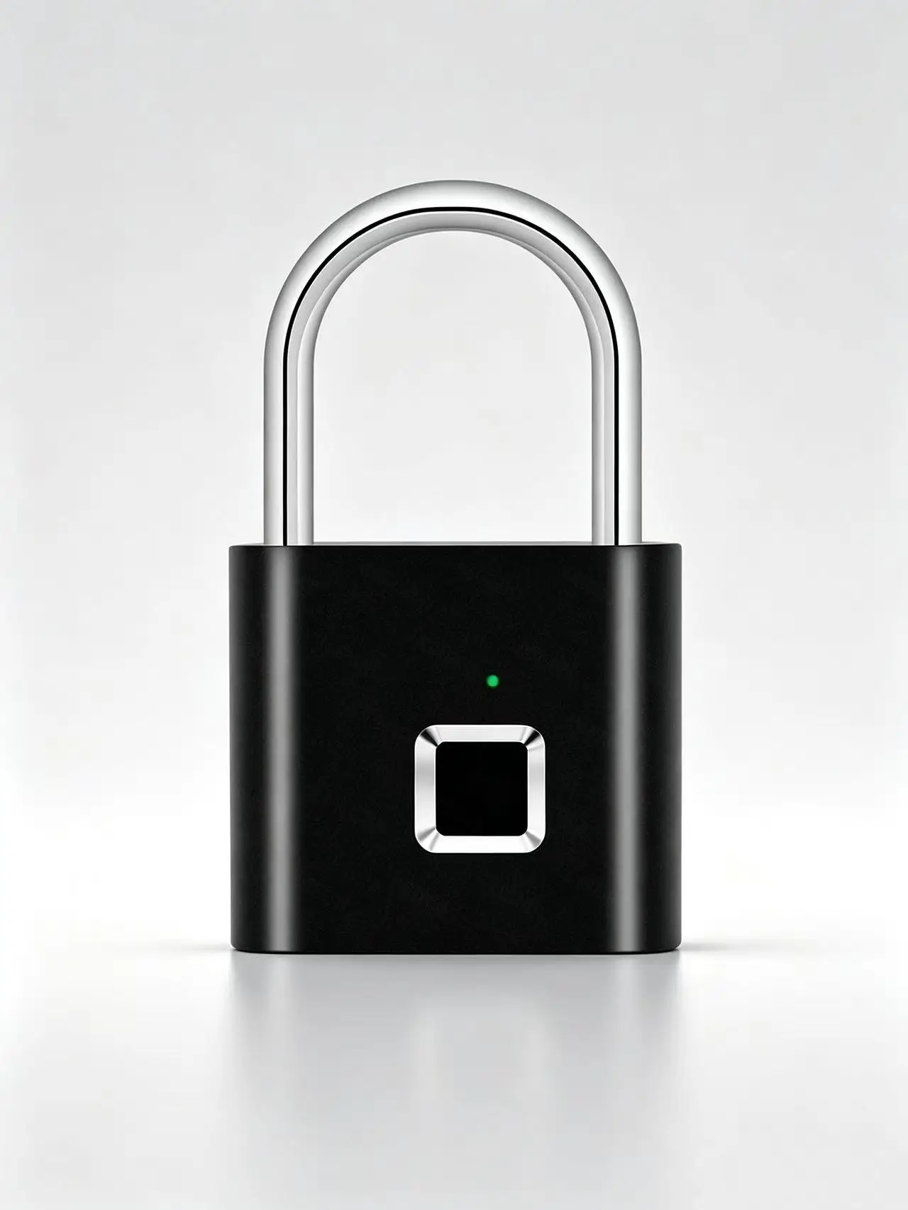 Smart Fingerprint Padlock Waterproof Fingerprint Keyless Door Lock Type C Rechargeable Security Padlock for House photo 1