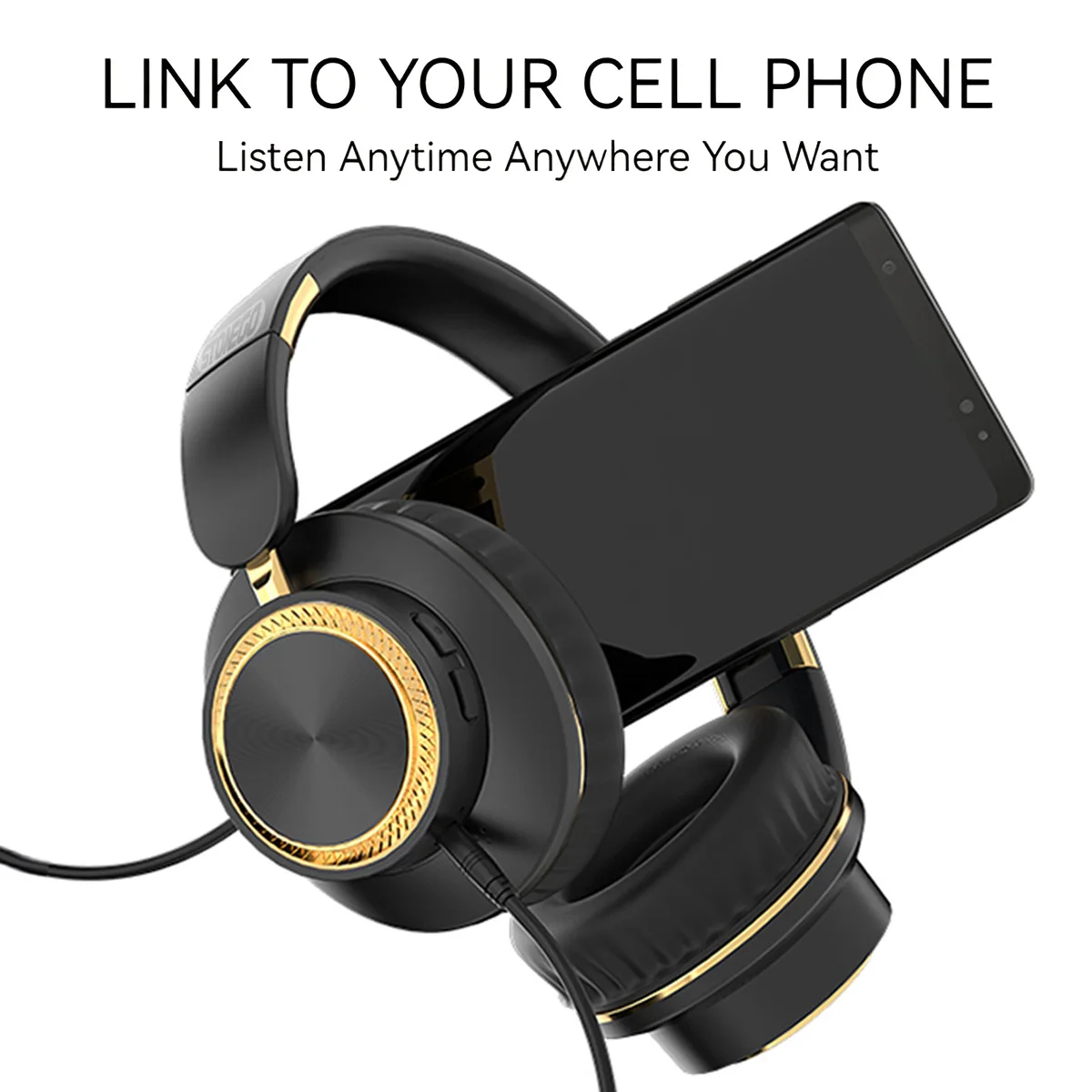 Wireless Bluetooth Headphones Foldable Gaming Headset With Bluetooth 5.3 Technology 40mm Bass Driver HiFi Stereo Sound Over Ear Comfort Memory Foam Cushion Extended Battery Life 400mAh For PC Mobile Phone Laptop Tablet Universal Compatible Music Gaming photo 3