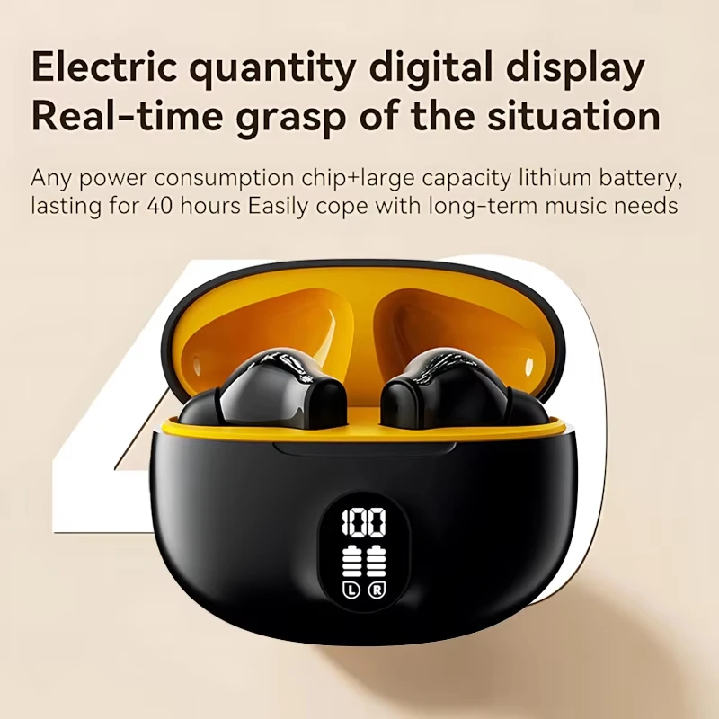 Wireless Bluetooth Headphones Built-in HD Mic Noise Isolation Large Battery for Extended Playtime Ideal for Calls Daily Music photo 6