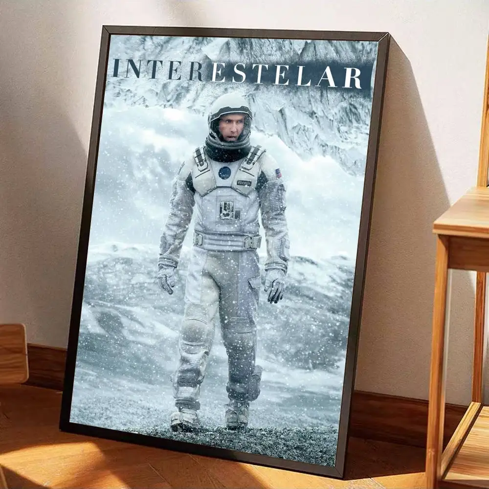 Interstellar Movie Anime Posters Sticky HD Quality Wall Art Retro Posters For Home Kawaii Room Decor photo 6