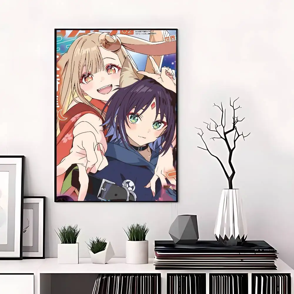 Hot Anime C-Cosmic Princess Kaguya Classic Vintage Posters Decoracion Painting Wall Art White Kraft Paper Kawaii Room Decor photo 5