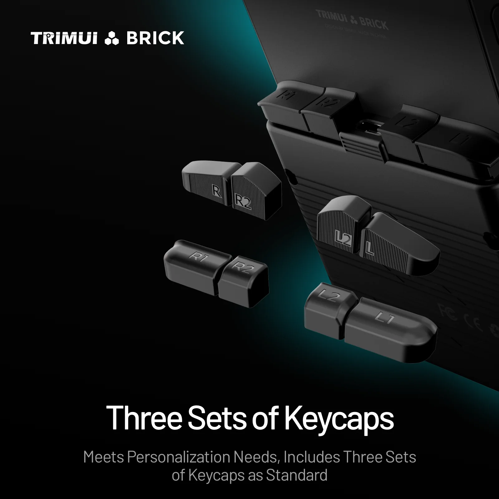 TRIMUI BRICK Handheld Game Console 3.2'' IPS Screen Linux System Trimui UI Metal Back Panel Key LED Lighting Free Keycap Gifts photo 5