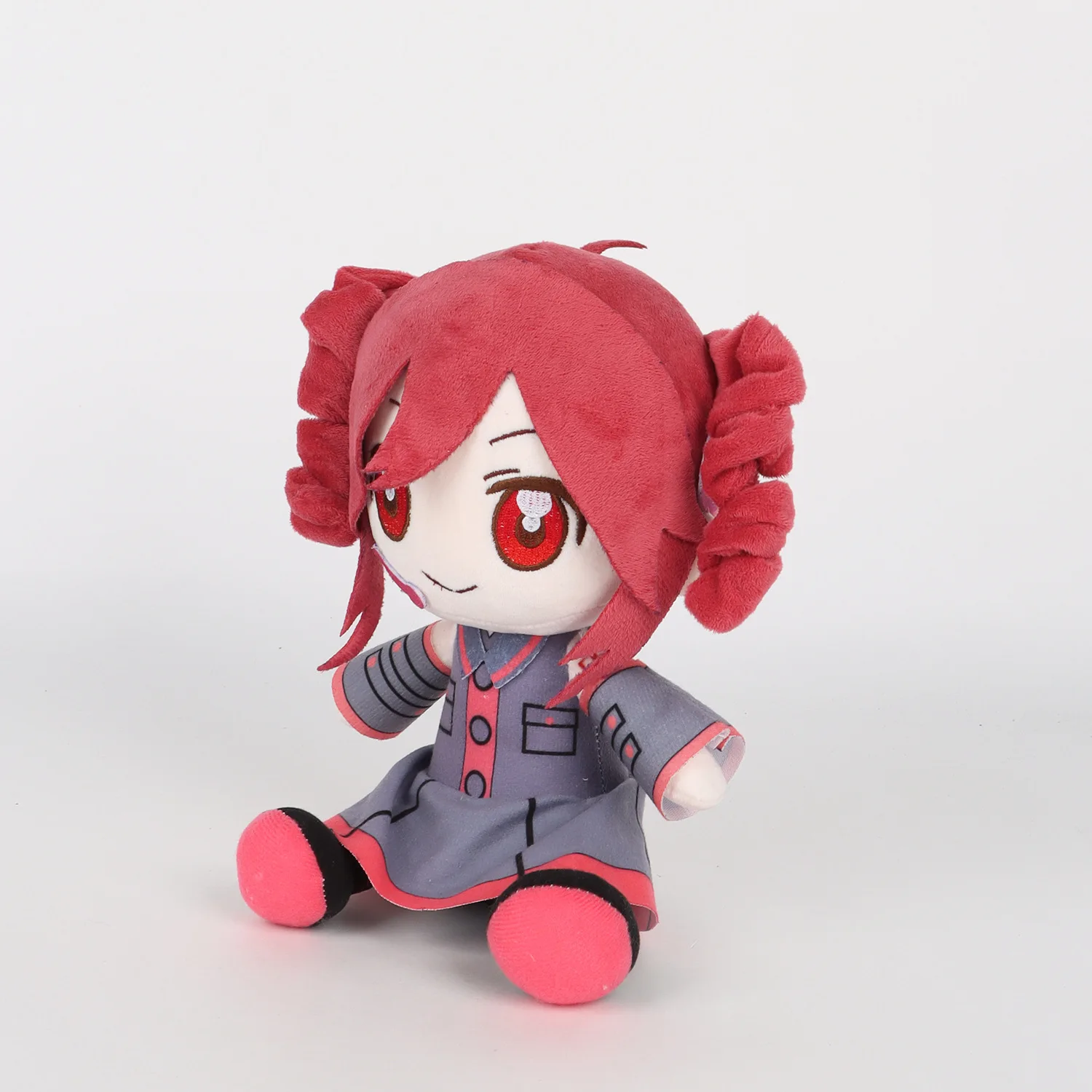 Cute Kasane Teto Plush Toy Soft Doll Stuffed Plushies Figure Anime Cosplay Cartoon Birthday Present Christmas Gift for Fans Girl photo 6
