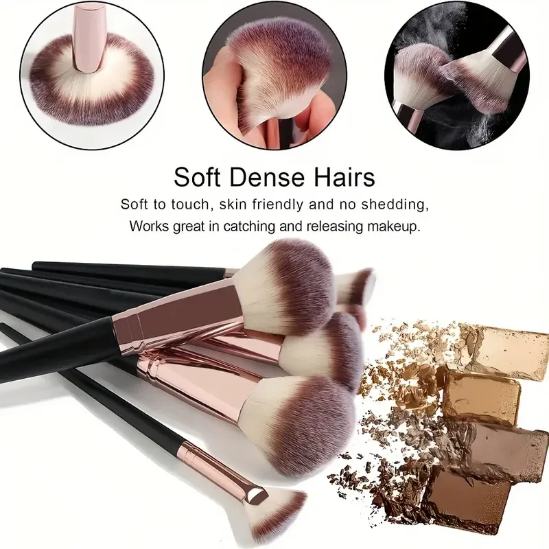 Professional 3/20PCS Makeup Brushes Set Soft Fluffy Eyeshadow Foundation Concealer Blending Blush Brush Kabuki Women Beauty Tool photo 4