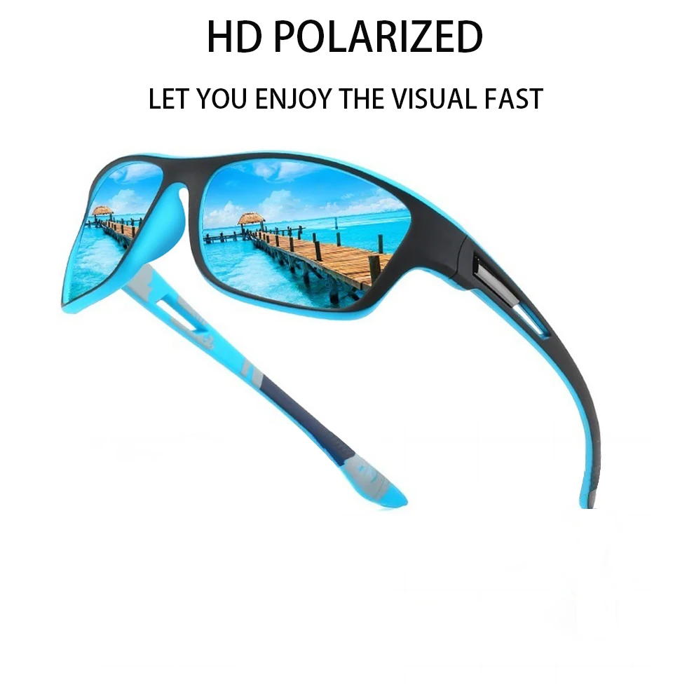 Men's Polarized Fishing Sunglasses Men Women Cycling Driving Hiking Sun Glasses Anti-glare UV400 Eyewear TAC Lens 1 PC photo 1