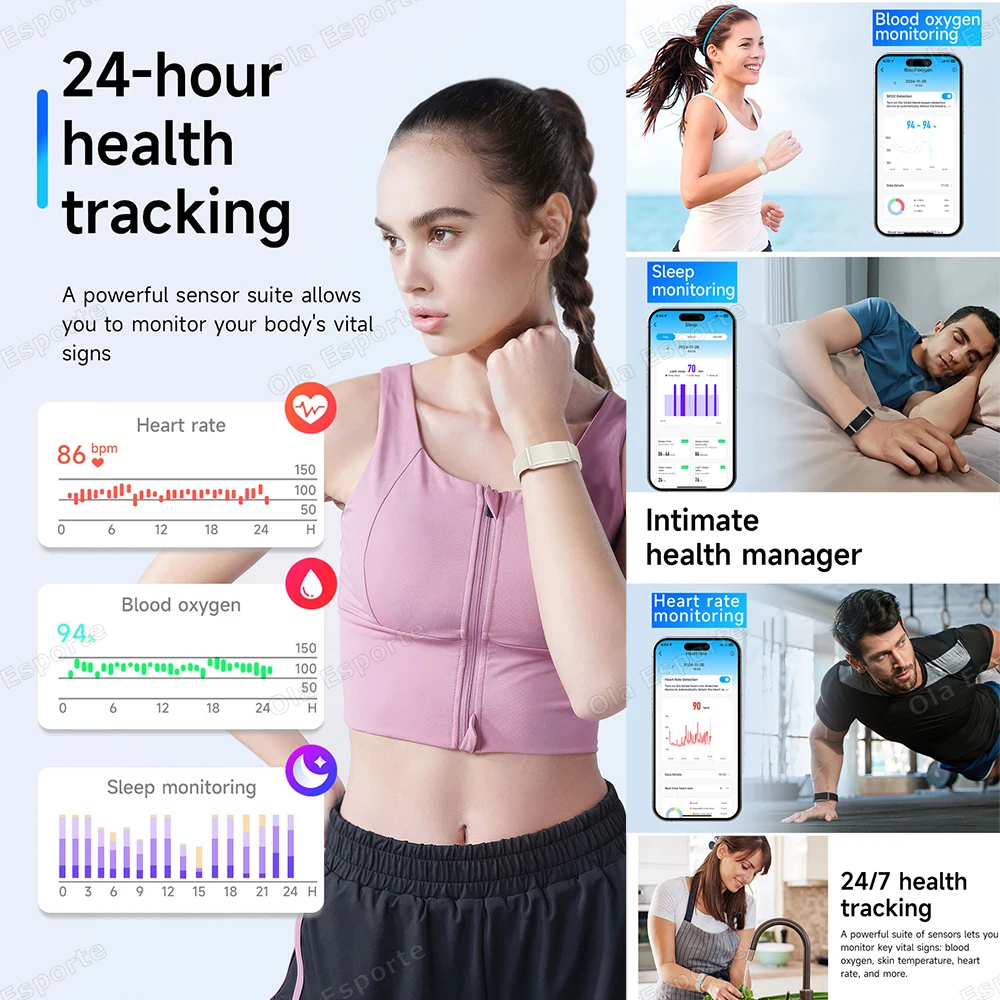 Smart Bracelet Without Screen Waterproof Heart Rate Sleep Monitoring Sports Pedometer Fitness Smart Wristband Call Reminder F107 photo 3