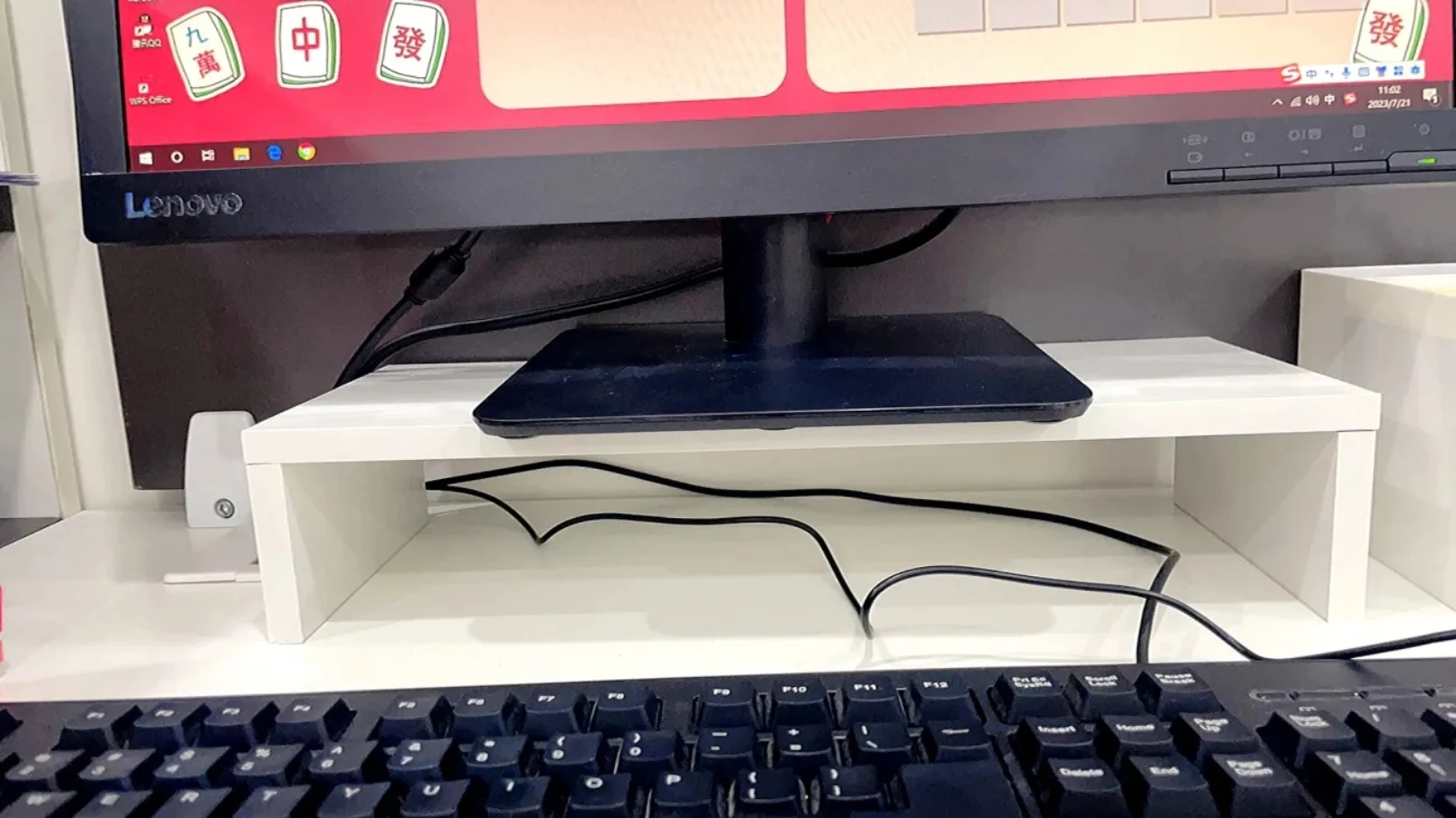 Monitor Riser Stand - Ergonomic Laptop Stand Desk Organizer Keyboard Storage photo 4