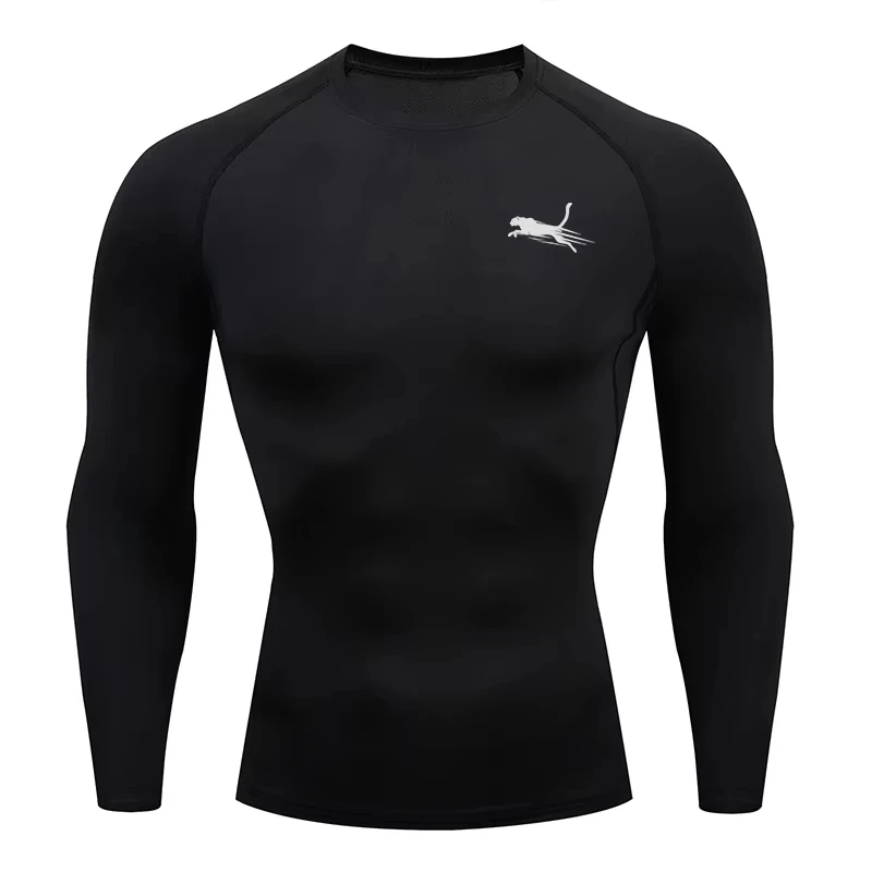Men's Long Sleeves Fitness T-shirt Dry Fit Gym T-shirt Sportswear Outdoor Sports Running Tees Tops For Men photo 1