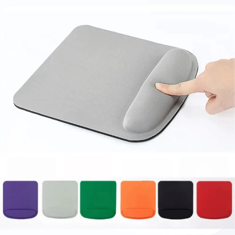 Simple EVA Wrist Rest Mouse Pad Solid Color Office Accessories Ergonomic Mouse Mat Thick Sponge Desk Mouse Pad photo 1