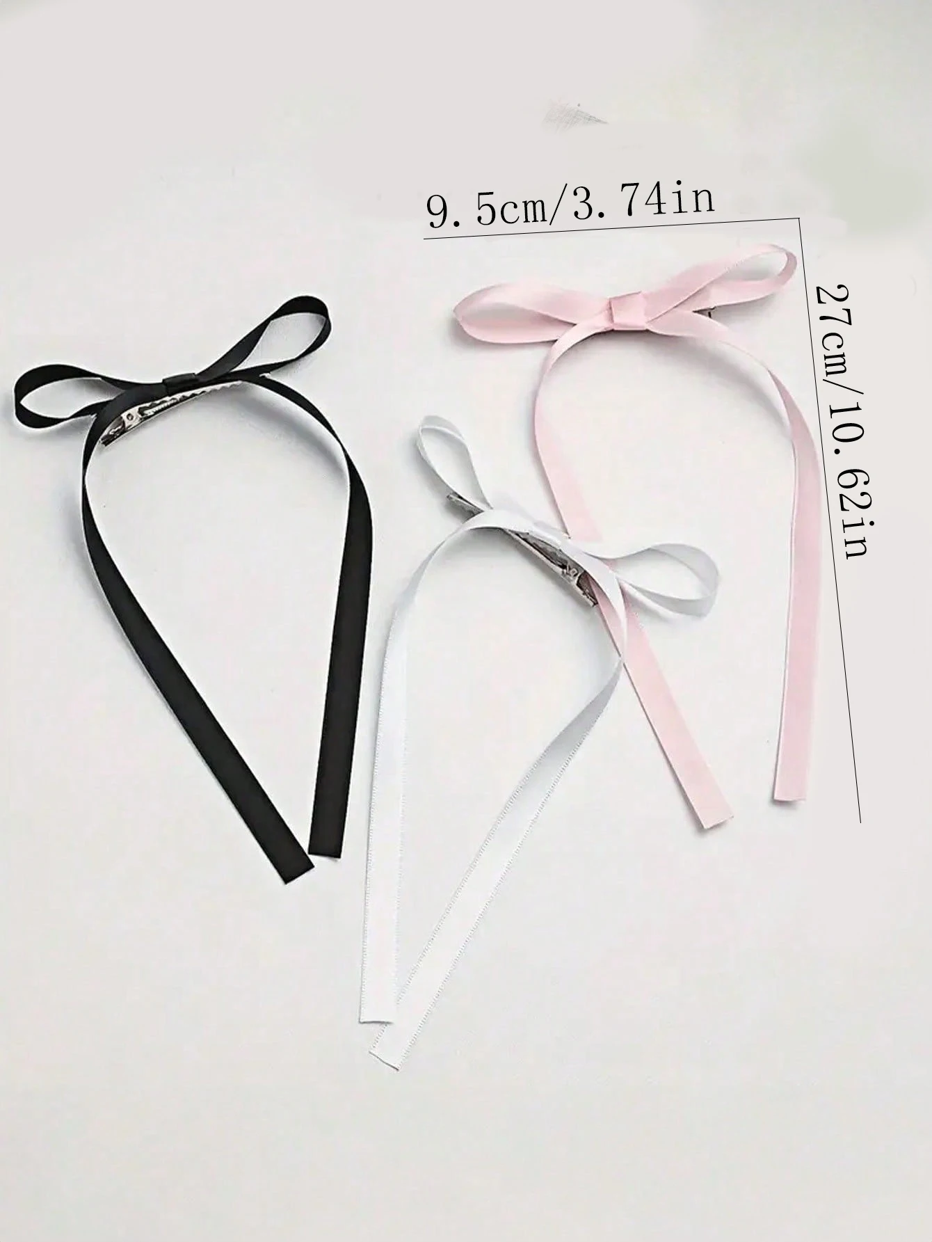 2/12/36 Pcs Fashion Simple Sweet Bow Ribbon Hair Clips For Women Girls Party Hair Accessories photo 3