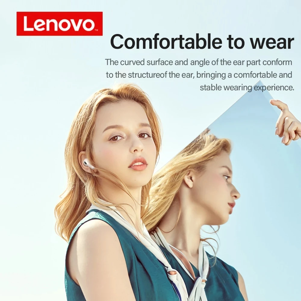 Original Lenovo LP40 wireless headphones TWS Bluetooth Earphones Touch Control Sport Headset Stereo Earbuds For Phone Android photo 5