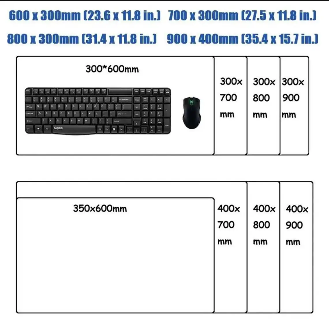 Yin-yang Fish Mouse Pad Black & White Sakura Laptop Desk Mat 90x40cm Company Gaming Accessories Gamer Deskmat Home Table Pads photo 6