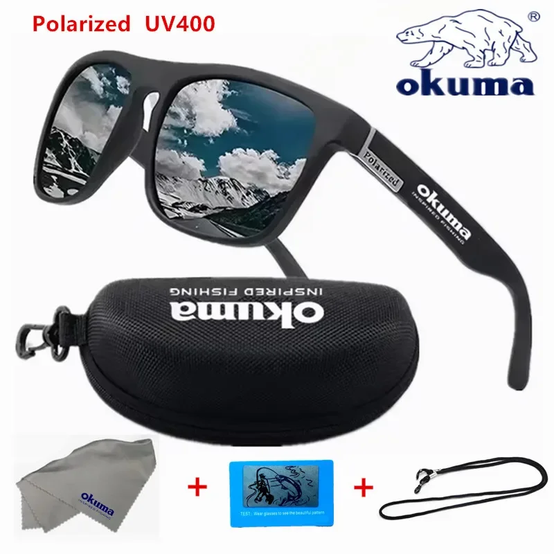 Okuma Polarized Sunglasses UV400 for Men and Women Outdoor Hunting, Fishing, Driving Bicycles, Sunglasses Optional Box photo 1