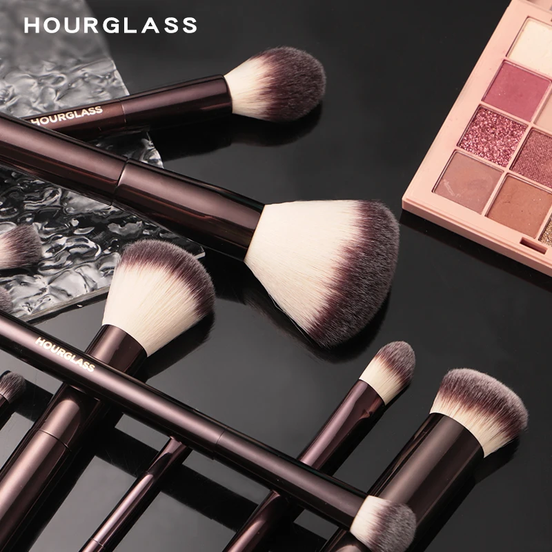 Hourglass Makeup Brush Set & Kit Include Powder Foundation Concealer Lip Blusher Bronzer Eyeshadow Eyeliner Highlight Brush photo 1