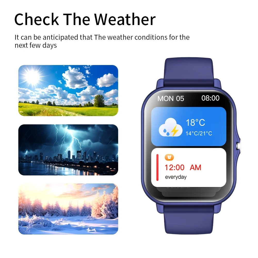 [Smart Watch, Wireless] Wireless Men'S And Women'S Smart Watch, 1.83-Inch Full Screen Touch, Dialing/Answering Calls, Pedometer photo 5