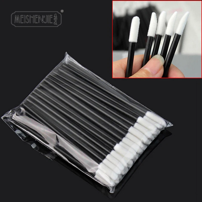 Wholesale 50/1000pcs Lip Brushes Applicators Eyelashes Brush Lipstick Brush Lip Gloss Applicator Wands Makeup Beauty Tool photo 3
