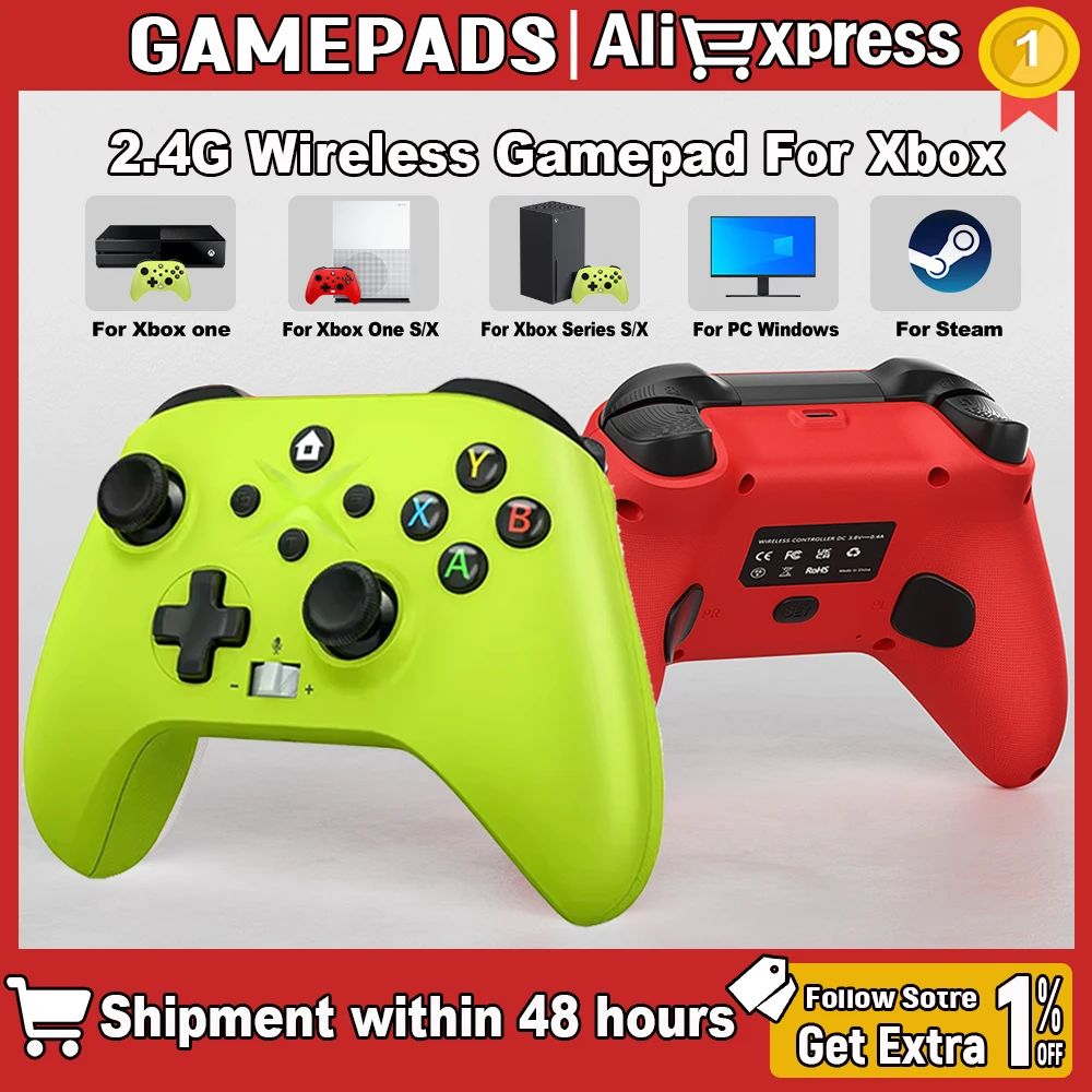 Wireless Gamepad For Xbox One/Xbox Series X/S/ Xbox Controller With Six-Axis Gyro Turbo Function Game Consoles Joystick photo 1