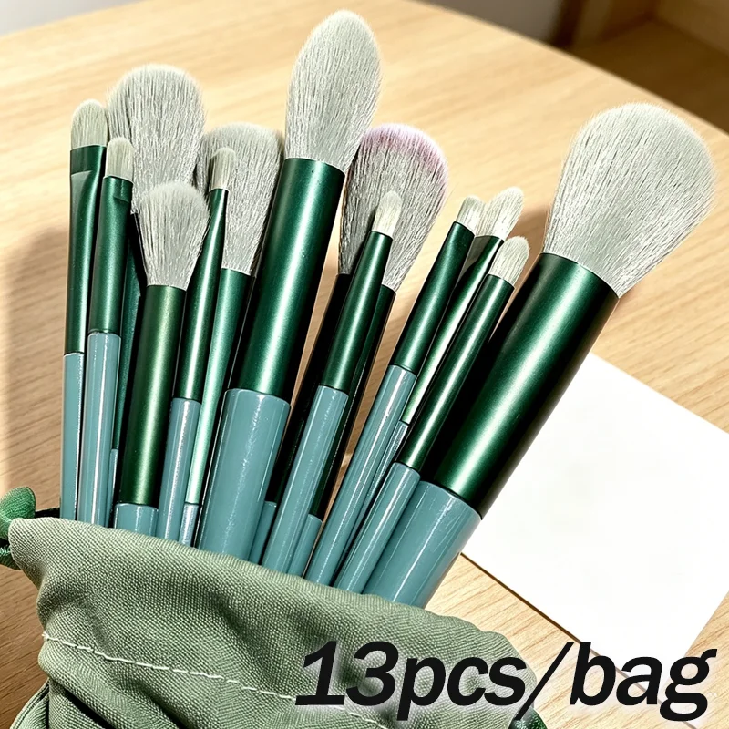 Soft Makeup Brushes Set 13Pcs Foundation Blush Powder Eyeshadow Brush Beauty Tool for Cosmetics Makeup Kit photo 1