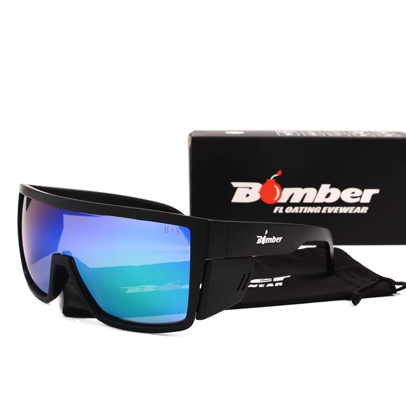 BOMBER brand Cycling polarized sunglasses women men Protection UV Polarized Sport BO01 photo 3
