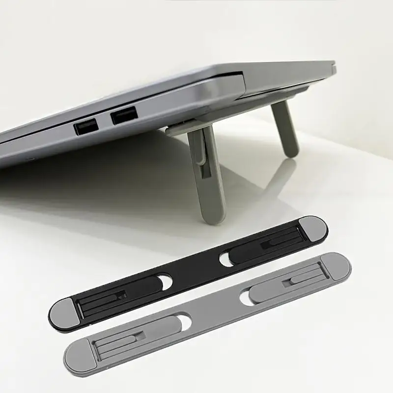 Adjustable And Foldable Laptop Stand,  Portable Notebook Riser, Adjustable Cooling Support for Desk Office Travel photo 1