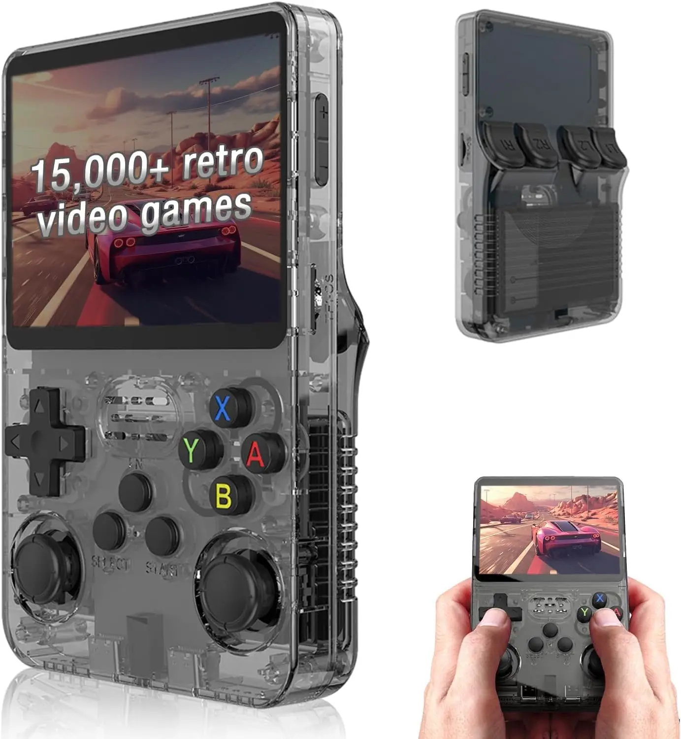 R36S Handheld Retro Game Console Classic ARKOS System 3.5 Inch Portable Video Gaming Console with Single Card for Kids Gift photo 1