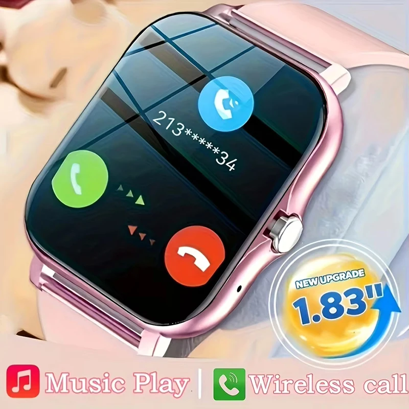 1.83'' Sport Smart Watch Fitness Clock Health Monitor Waterproof Smartwatch Wireless Call Watches for Man Woman IOS Android 2026 photo 1