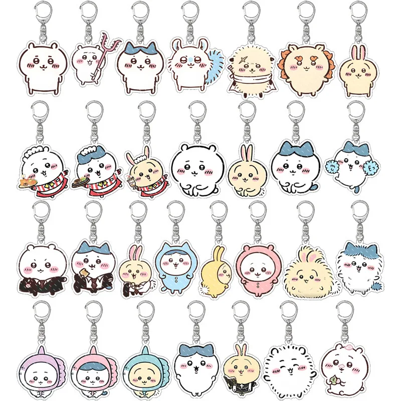 Kawaii CKW Character Acrylic Keychain Cute Usagi  Friends Bag Charm Clear Anime Pendant with Multiple Designs photo 1