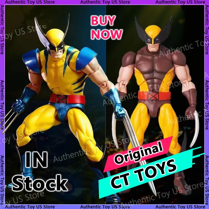 In Stock Ct Toys Wolverine Mafex 096 Figure 138 Brown Comic Ver X-Men Anime Action Figure Figurine Model Customized Gifts Toys photo 1