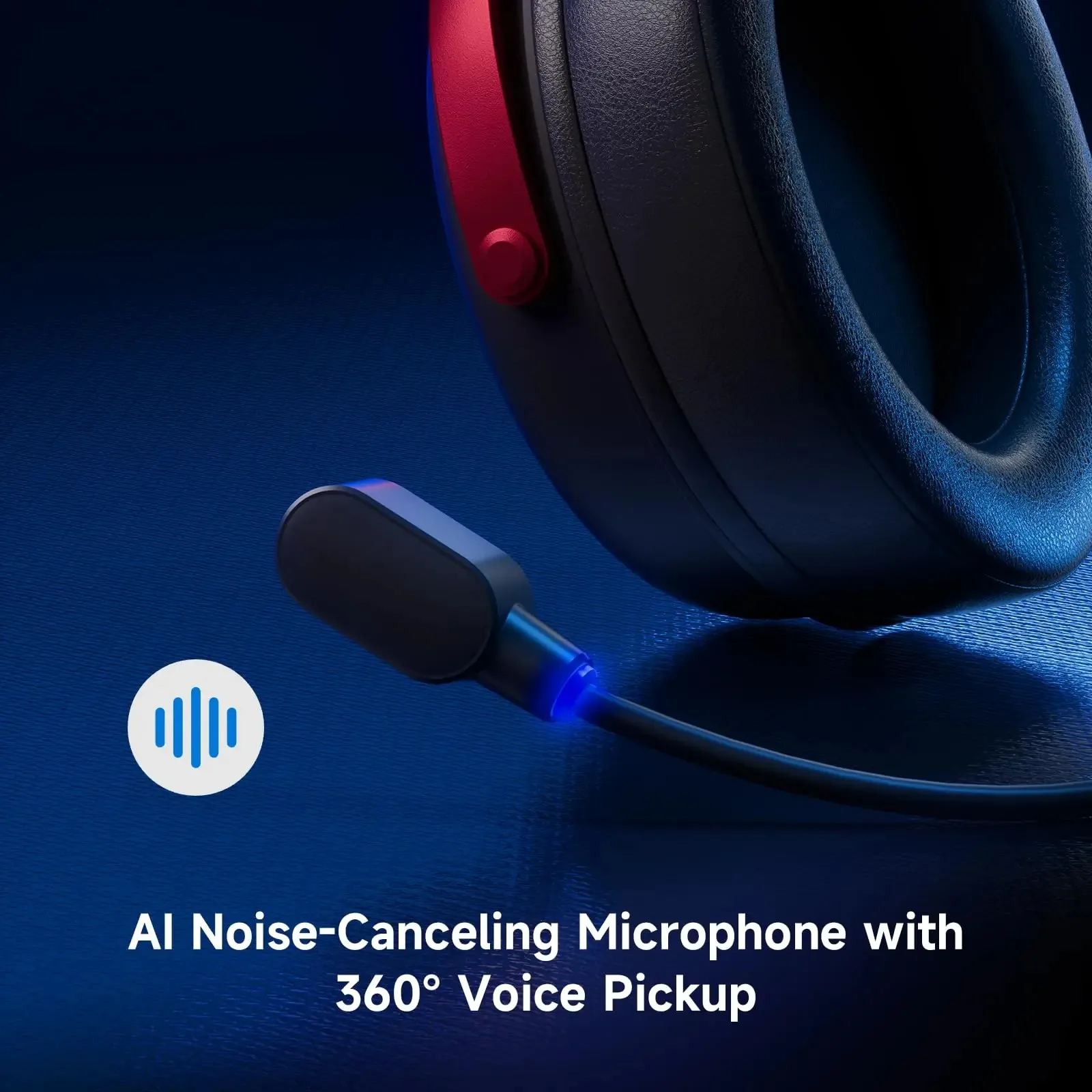 MCHOSE V9 Pro Wireless Gaming Headset 7.1Surround Sound Headphones Noise Canceling Mic Low Latency Lightweight for PS5 PC SWITCH photo 6