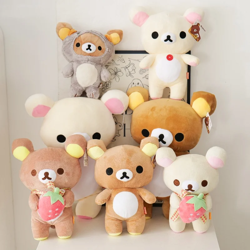 Rilakkuma Collection Plush Kawai Teddy Bear Stuffed Doll Kawaii Room Dcor Lovely Animal Toys Gifts For Kids Birthday Present photo 1