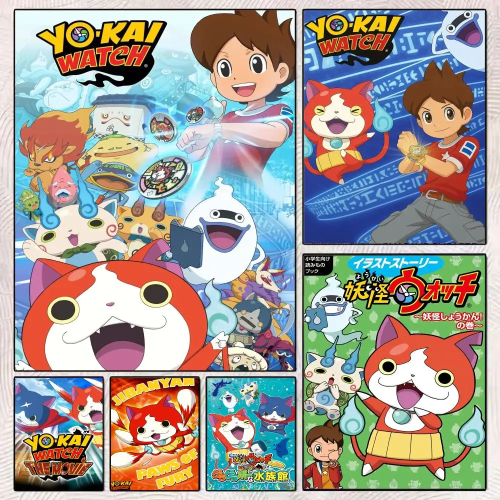 Classic Anime Y-Yo Kai Watch Painting Calligraphy Modern Canvas Poster Wall Art Aesthetic Bedroom Decor for Cafe Home Gift photo 1