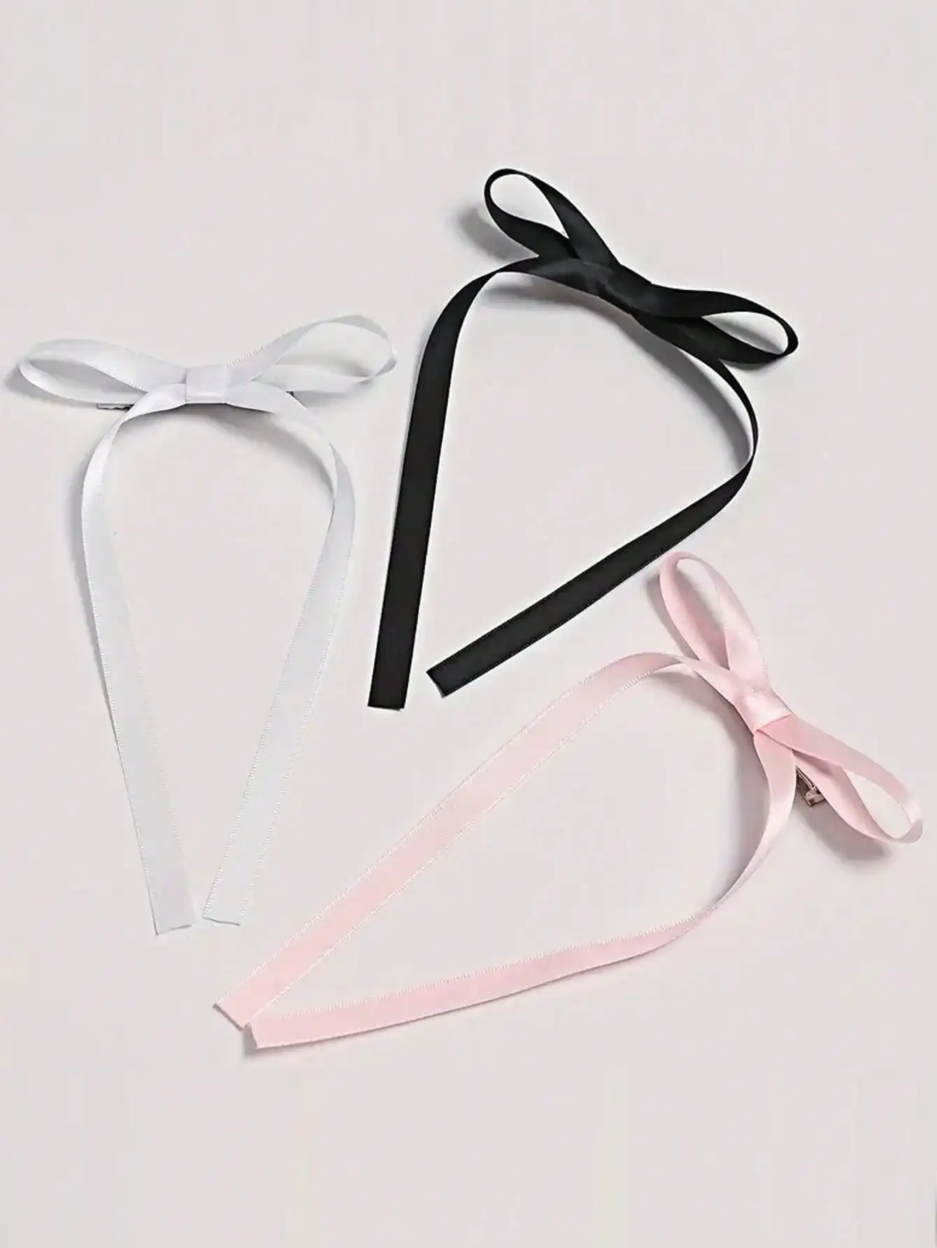 2/12/36 Pcs Fashion Simple Sweet Bow Ribbon Hair Clips For Women Girls Party Hair Accessories photo 2