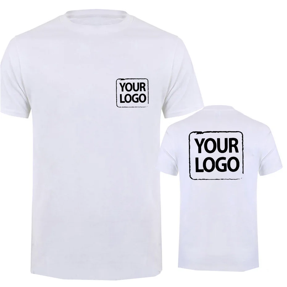 Customized Cotton Printed T-shirts Men Fashion Your Logo Tshirt Women Personality Casual Streetwear Custom Tee Tops photo 5