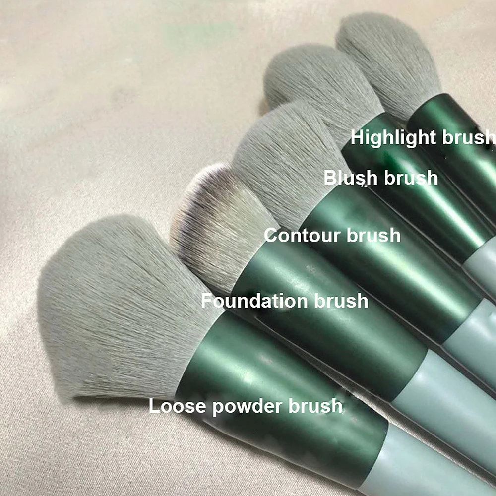 Soft Makeup Brushes Set 13Pcs Foundation Blush Powder Eyeshadow Brush Beauty Tool for Cosmetics Makeup Kit photo 3