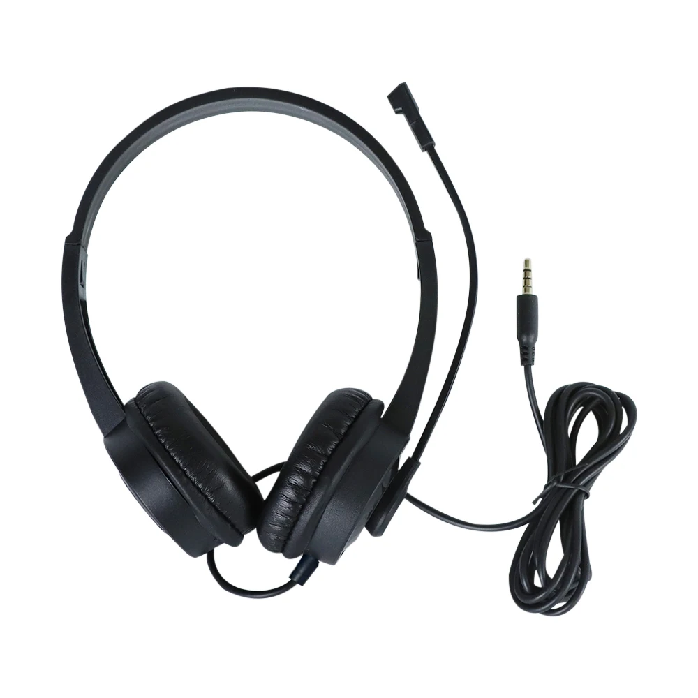 3.5MM Call Center Clear Voice Office School PC Gaming With Microphone 1.5M Wired Computer Headset Volume Control Noise Reduction photo 1