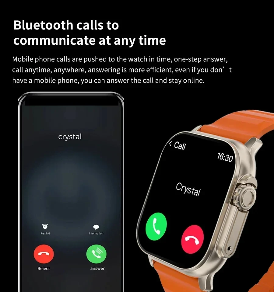 2026 New Men Smart Watch 2.01 Inch HD Screen Bluetooth Call Health Fitness Tracker Multi Sport Mode Smartwatch For Android IOS photo 5