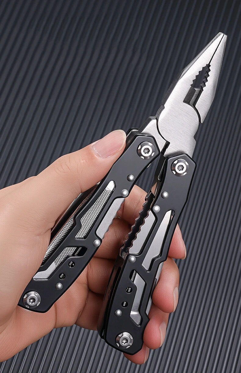 Pocket Mini Pliers Knife Screwdriver Folding Small Multitool Opener Nail File Precision Pliers Hand Tools Outdoor Emergency Tool photo 5
