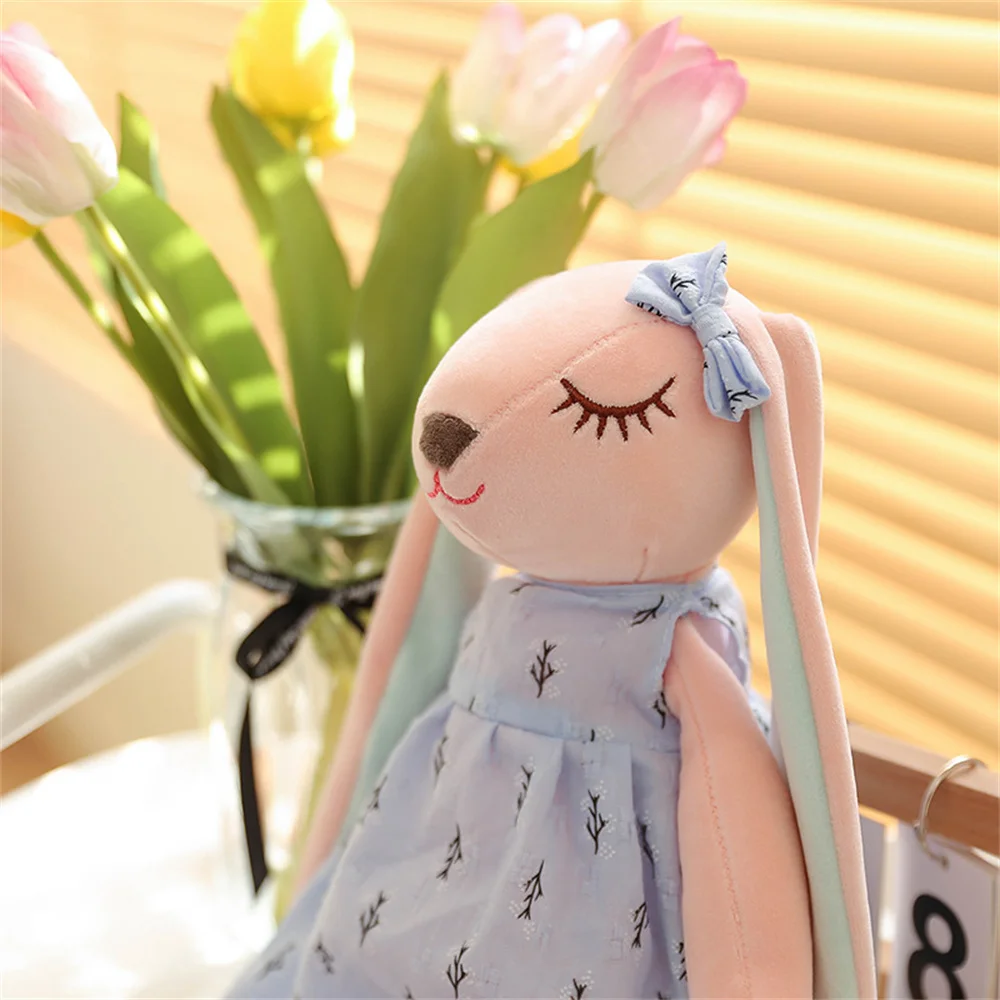 34/45/55cm Plush Rabbit Doll Cute Cartoon Plushies Throw Pillow Bunny Rabbit Stuffed Animal Toy for Baby photo 5
