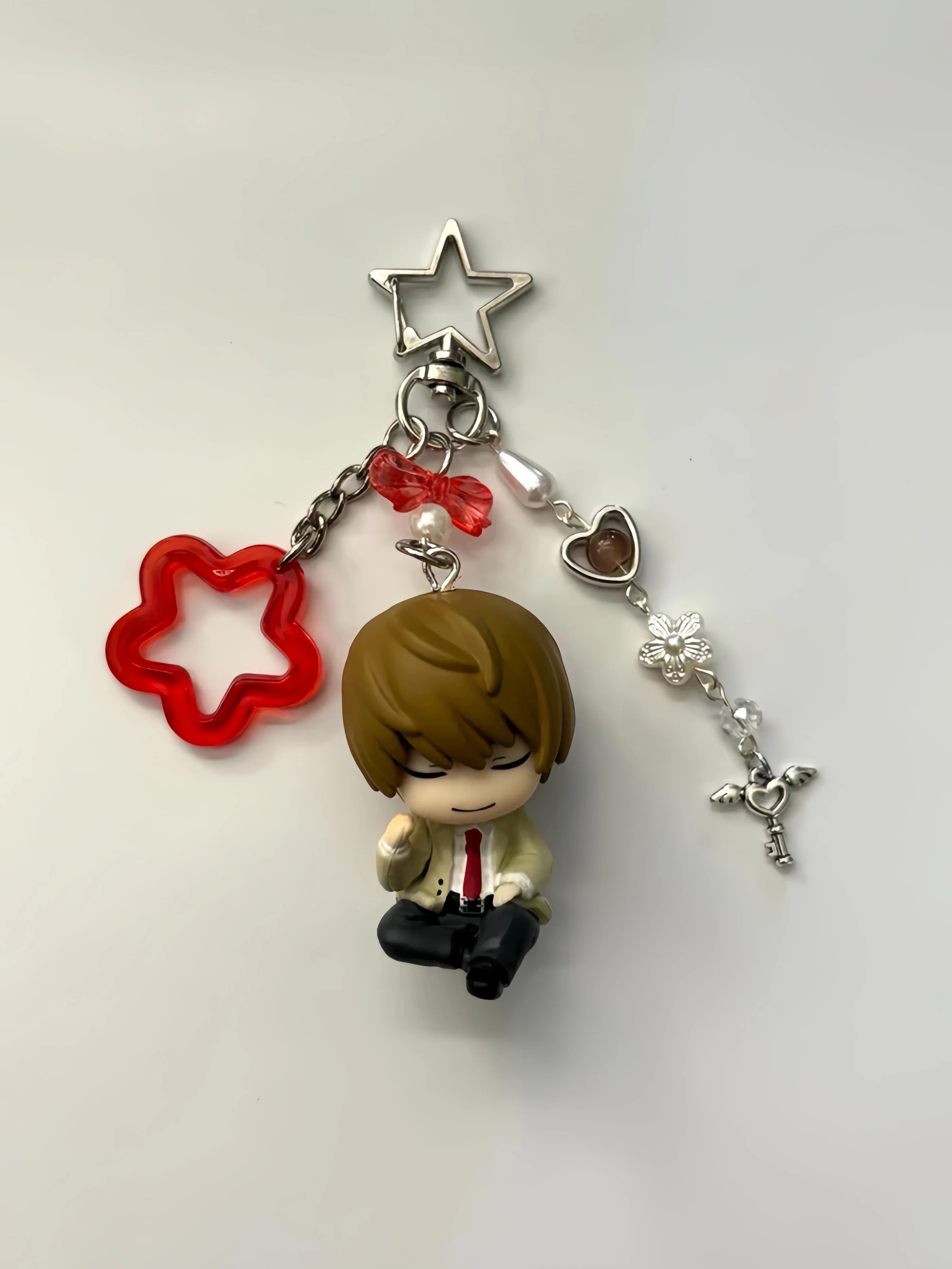 Handmade anime characters Keychains, Unique Anime Accessories, Perfect Gift for Fans, Durable Design, Ideal for Lanyards & Bags photo 3