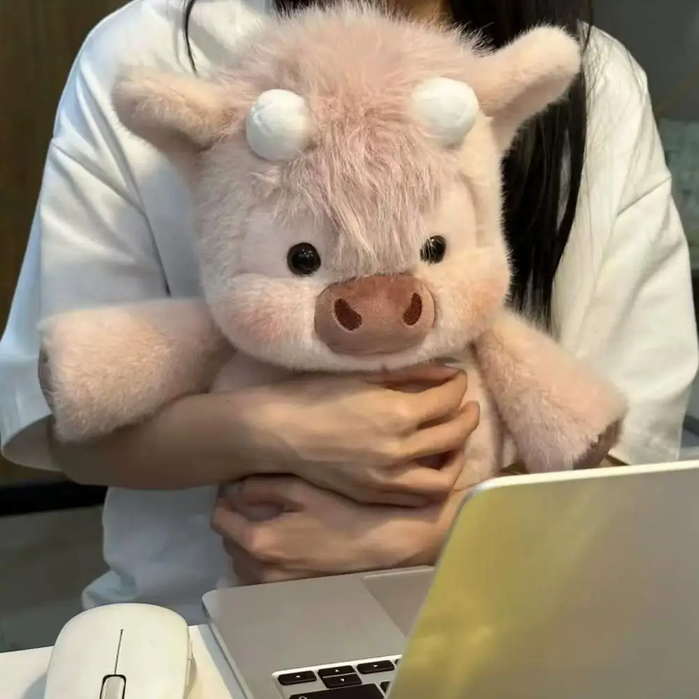 Soft Calf Pig Stuffed Animal Plush Toy Cute Animated Stuffed Animal Pillow Creative Running Pig Plush Toy Gift 17.7inch photo 5