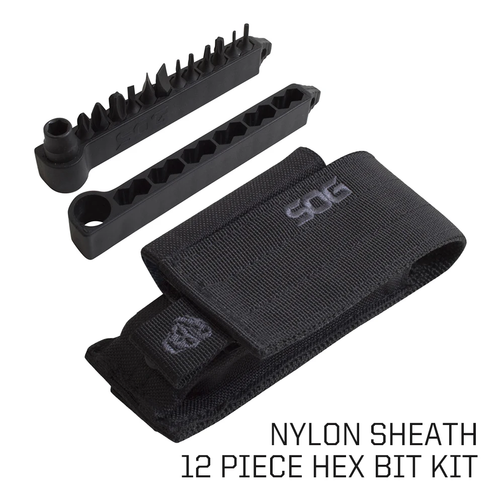 SOG PowerAccess Deluxe 21 in 1 Professional Multitool Pliers W/ Sheath, Knife, Portable EDC Tools Kit, Survival Camping Supplies photo 6
