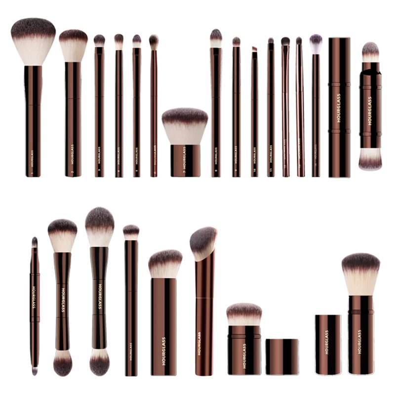 Hourglass Makeup Brush Set & Kit Include Powder Foundation Concealer Lip Blusher Bronzer Eyeshadow Eyeliner Highlight Brush photo 6