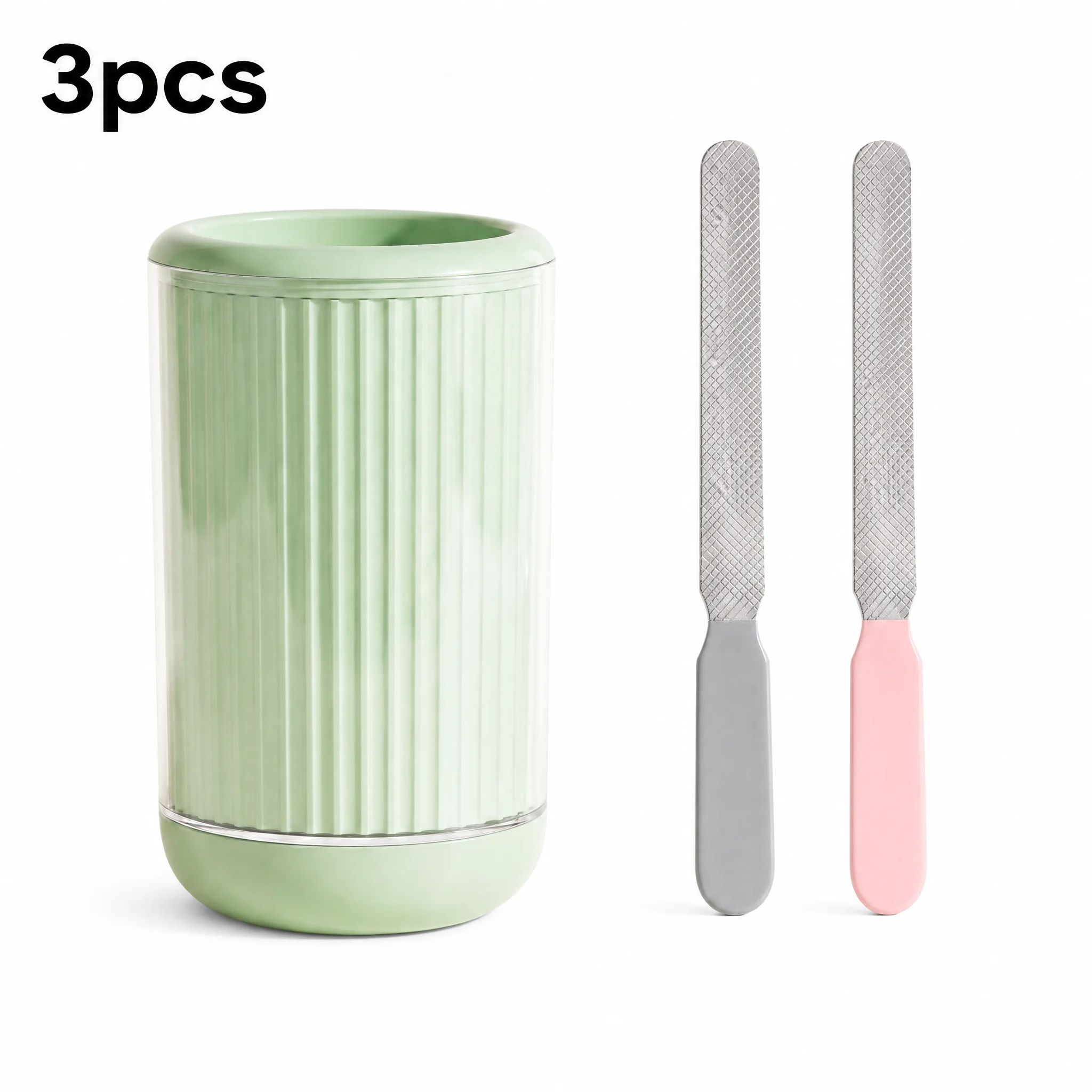 1Pc Dog Paw Cleaner Cup + 2Pcs Pet Grooming Nail Files, No Rinse Dog Paw Cleaning Tool, Portable Pet Foot Washer, Dog Paw Care S photo 1